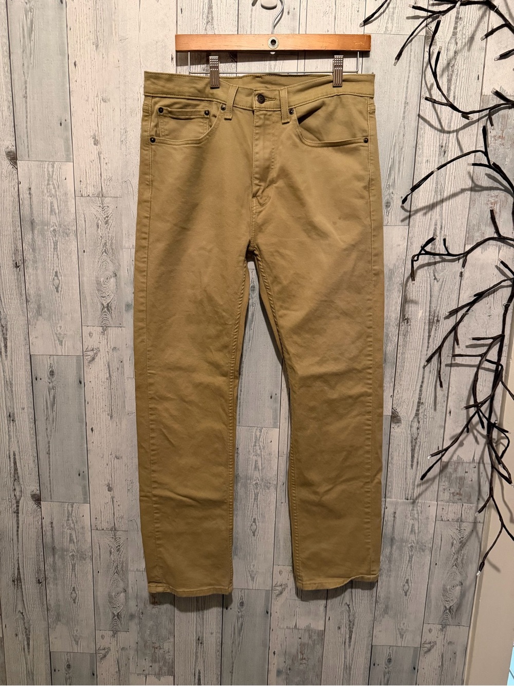 Levi's 506 Straight Jeans in Khaki 34x32